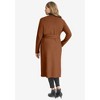 Jessica London Women's Plus Size Faux Suede Coatigan - 3 of 4