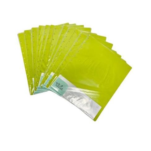 Talia Plastic Discbound Discs and Covers (Verdant Green 12pk (no discs), Letter Set) - image 1 of 2