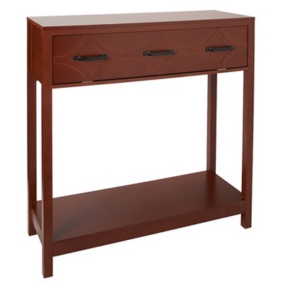 The Lakeside Collection Console Tables with Geometric Design Drawers