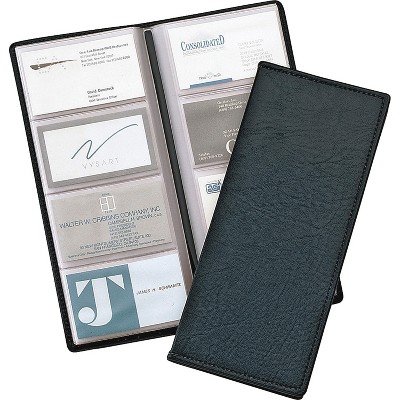 Cardinal Card File Non-Glr 96-Card Cap 4-1/4"x1/2"x10-3/8" BK 34422