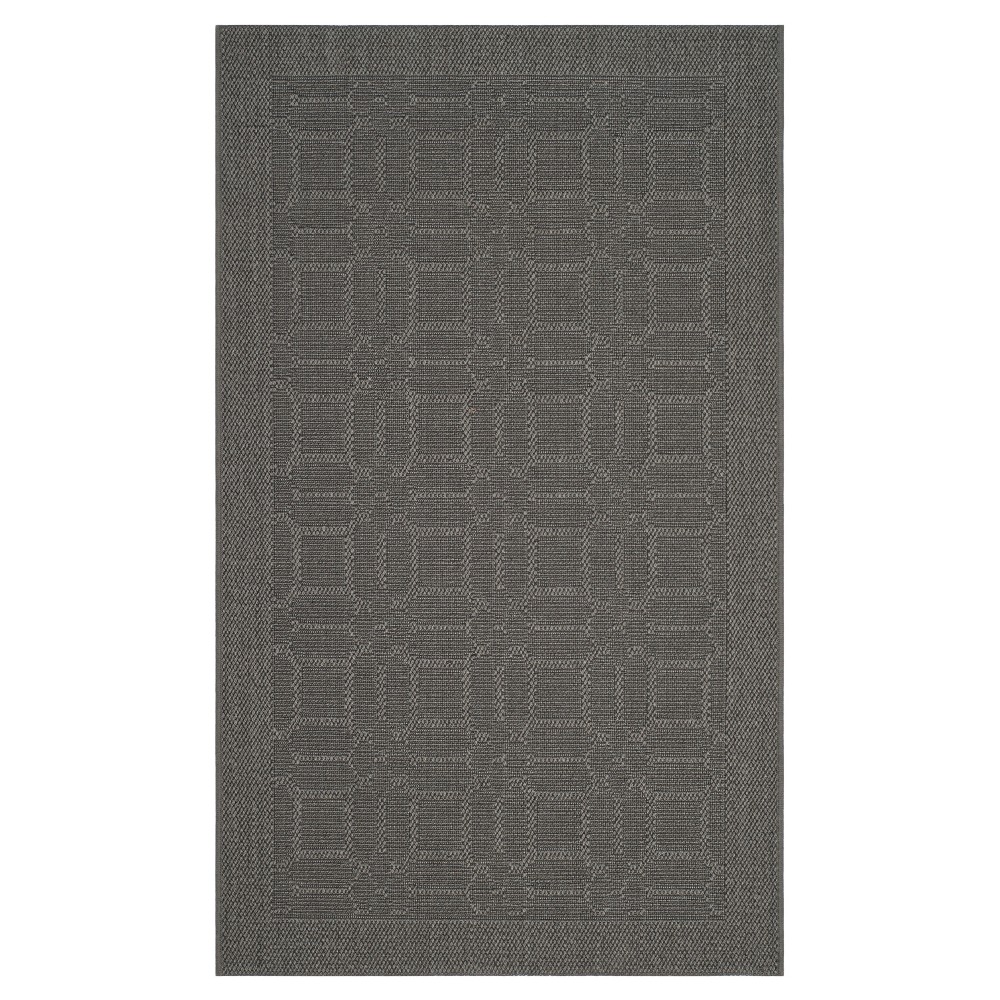 4'x6' Ash Abstract Tufted Area Rug - Safavieh