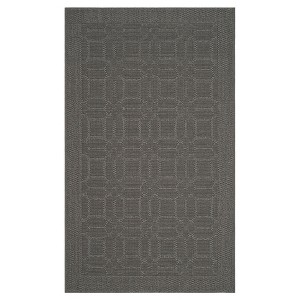 Ash Abstract Tufted Accent Rug - (3