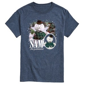 Men's - Rudolph - Sam The Snowman Bootleg Short Sleeve Graphic T-Shirt - 1 of 4