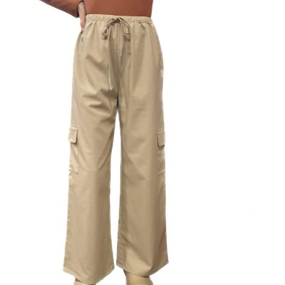 Women's Wide Leg Cargo Pants - mittoshop