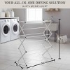 Lavish Home Collapsible Clothes Drying Rack, White - 3 of 4