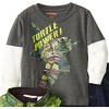 Nickelodeon Toddler Boys' 3-Piece Teenage Mutant Ninja Turtles Vest, Shirt & Pant Set - 4 of 4