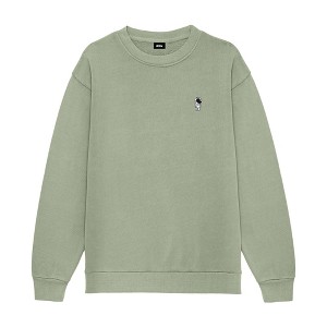 Dalix Astronaut Embroidery Relaxed Crewneck Sweatshirt Soft Fleece Fit Lounge Mens - 1 of 4