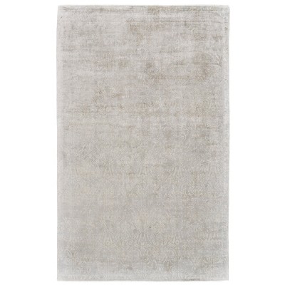 Nadia Transitional Solid Ivory/gray/tan Area Rug : Target