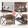 Bestier 3 Tier Liquor Bar Table Wine Bar Cabinet Coffee Station for Kitchen - 2 of 4