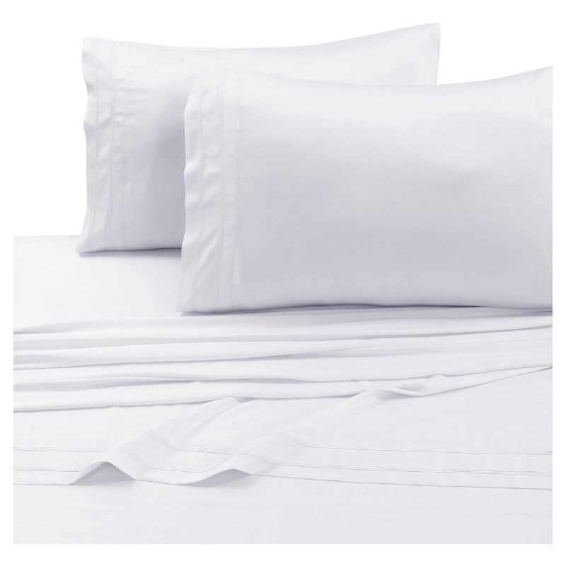 Rayon From Bamboo Deep Pocket Solid Sheet Set 300 Thread Count - Tribeca Living&#174;, 1 of 5