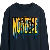 Men's - Marvel - Wolverine Logo Long Sleeve Graphic T-Shirt - 2 of 4