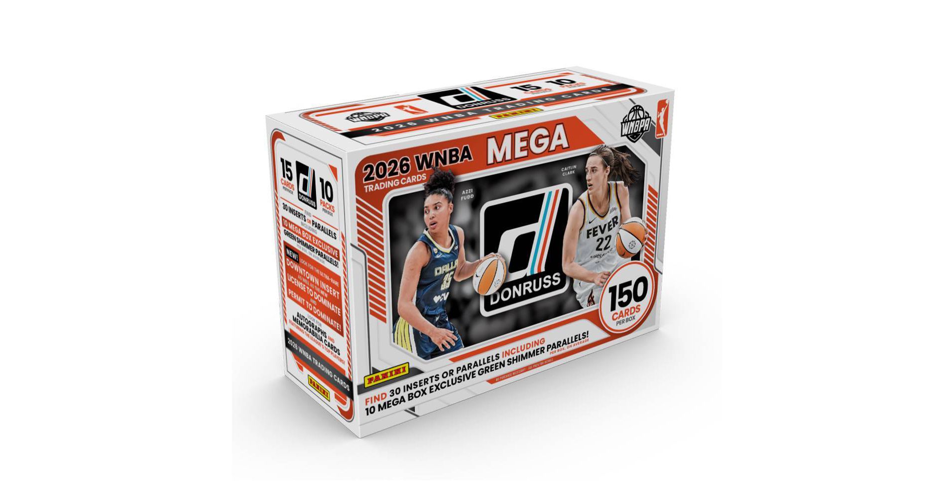2026 Panini WNBA Donruss Basketball Trading Card Mega Box