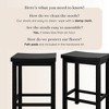 Stool Counter Height, (24in) - 2 pack - 4 of 4
