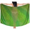 LA LEELA Women's Beach Wrap Bikini Swimwear Swim Cover Up Skirt Summer Wraps Beachwear Sarong Coverups Swimsuits for Women One Size Green,Stripe - 3 of 4