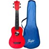 Flight TUS-35 Travel Soprano Ukulele Red - 3 of 4