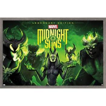 Trends International Marvel Midnight Suns - Legendary Key Art Framed Wall Poster Prints