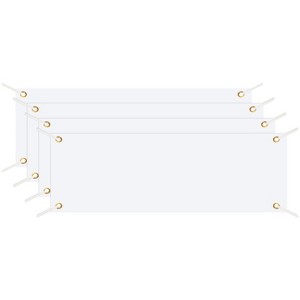 Unique Bargains DIY Large Blank Banner and Signs with Hanging Rope 4 Pcs - 1 of 4
