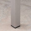 Cape Coral Square Aluminum Dining Table - Silver - Christopher Knight Home: Weather-Resistant, HDPE Top, Seats 4 - 4 of 4