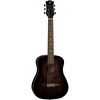 Luna Safari Artist Vintage Travel Acoustic Guitar Distressed Vintage Brownburst - 3 of 4
