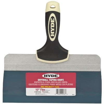 Hyde Pro Project Blue Steel Taping Knife 10 in. W X 10.3 in. L