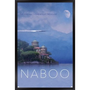 Trends International Star Wars: Naboo - Visit Naboo by Russell Walks 23 Framed Wall Poster Prints - 1 of 4