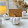 Kate Aspen Harvest Pumpkin Place Card Holder (Set of 6) - 3 of 4
