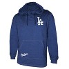 MLB Los Angeles Dodgers Men's Henley Hooded Jersey - 2 of 3
