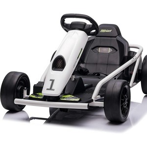 24V 9Ah Kids Ride On Go Kart Toy, High Speed 8.1MPH Drifting Car with Powerful Motors, Large Seat,Slow Start Function,for Kids 8-12 Years - 1 of 4