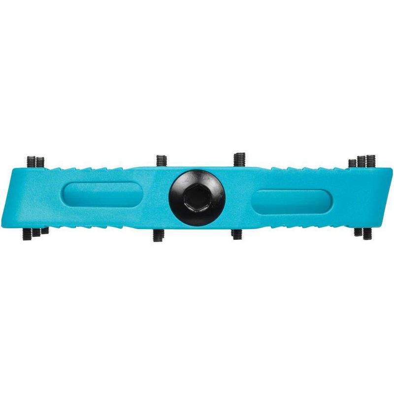 SDG Comp Platform Pedals 9/16" Axle Composite Body 18 Removable Pins Turquoise, 4 of 5