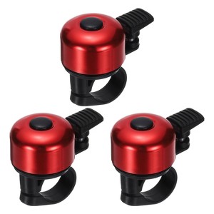 Unique Bargains Aluminum Loud Crisp Clear Sound Mini Bicycle Bells 3 Pcs - 1 of 4