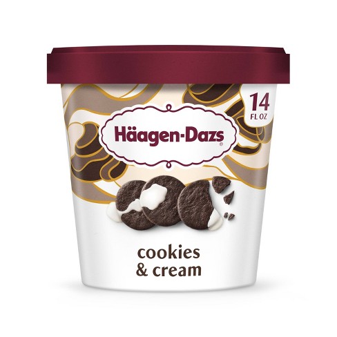 Haagen-dazs Cookies & Cream Ice Cream - 14oz : Target