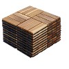 Dolonm 12"x12" Patio Deck Tiles, DIY Module Interlocking Decking Tiles Floor Tile,Easy and Quick Installation Court Tiles - 2 of 4