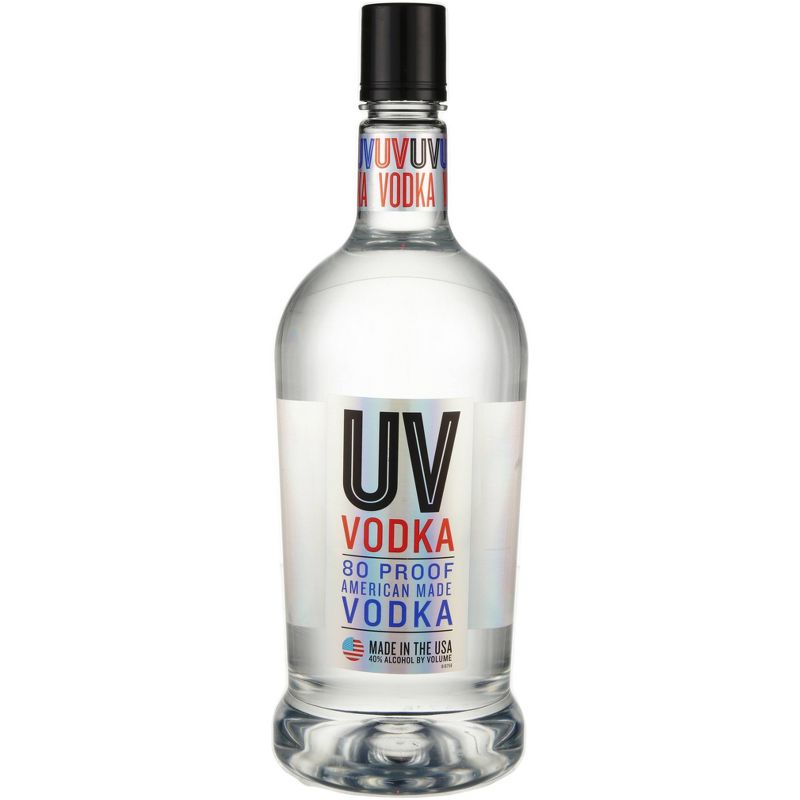 UV Vodka - 1.75L Plastic Bottle, 1 of 5