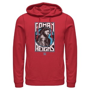 Mens WWE Roman Reigns Poster Lightweight Hoodie - 1 of 4