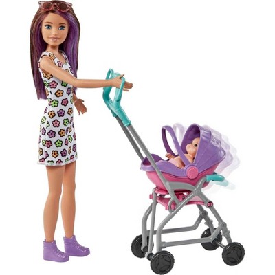 Barbie Skipper Babysitters Inc. Playset - Straight Brunette Hair