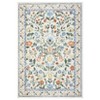 Living Room Rug Machine Washable Area Rug Non Slip Farmhouse Floral Rug Low Pile Soft Foldable Rugs - 3 of 4