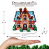 Whimsically Sweet Gingerbread Home Lighted Christmas Decoration, 7" LED Table Figurine Holiday Decor| OrnamentallyYou - 3 of 4