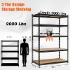 Acekool 5-Tier Garage Shelving Unit - 48"W x 24"D x 72"H Heavy Duty Metal Rack, Adjustable Shelves Holds 2000 lbs, for Storage & Organization - 3 of 4