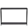 Syemin Console Tables Narrow Console Table Small Entryway Table, Thin Sofa Table Side Table Display Table for Hallway, Black, 43.3"*9"*29" - 4 of 4