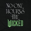 Seven Times Six Wicked T-Shirt No One Mourns The Wicked Front And Back Print Graphic Tee Black - 3 of 4