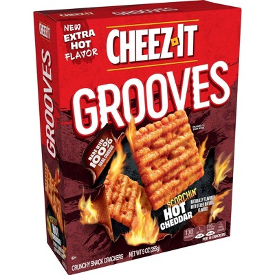 Cheez-it Scorchin Hot Grooves - 9oz