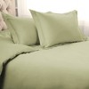 Egyptian Quality Cotton 1000 Thread Count Solid 3 Piece Duvet Cover Set with Pillow Shams by Blue Nile Mills - 2 of 4