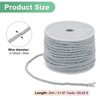 Unique Bargains Soft Polyester Twisted Silk Decorative Craft Cord Trim Cord Rope 22 Yards 1 Pc - 3 of 4