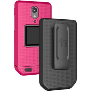 Nakedcellphone Combo for CAT S22 Flip Phone - Case and Belt Clip Holster - 1 of 4