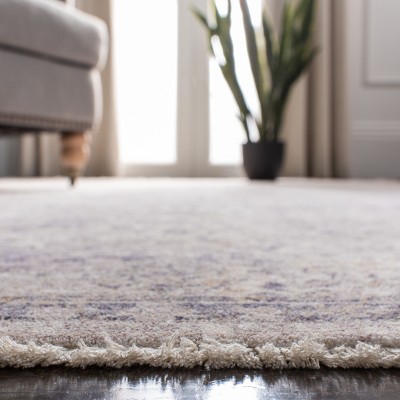 Hand-Knotted Square Black Viscose Area Rug 47" x 47"