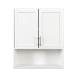 TopComfy Decorative Storage Cabinets Mirror Cabinet Bathroom Vanity Mirror Cabinet with Storage Area for Bathroom, White, 31.5"*11.81"*37.8" - 1 of 4