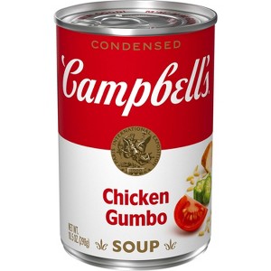 Campbell's Condensed Chicken Gumbo Soup - 10.5oz - 1 of 4
