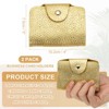 Unique Bargains Leather Slim ID Card Business Card Holder Wallets with 24 Slots 4" x 3" 2 Pcs - 2 of 4