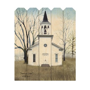 Amazing Grace By Artisan Billy Jacobs, Printed on Wooden Picket Fence Wall Art - 1 of 1