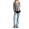 Women's Animal Dolman Sleeve Waffle Knit Top - umgee - 4 of 4